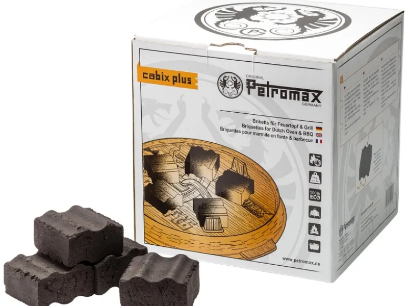 Petromax Campingzubehör|Smoker|Cabix Plus Briketts für Feuertopf und Grill C-Plus 3 kg