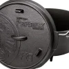 Dutch Oven FT9 Schwarz mit Standfüßen 7,5 l Ø 23,9 cm*Petromax Best