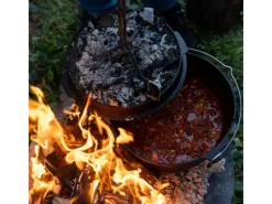 Petromax Campingzubehör|Dutch Oven FT4.5-T Schwarz mit planem Boden 3,5 l