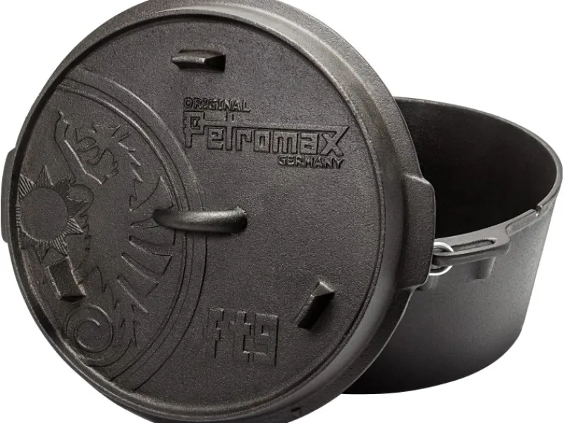 Dutch Oven FT9-T Schwarz mit planem Boden 7,5 l Ø 23,9 cm*Petromax Sale