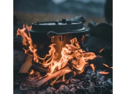 Dutch Oven Set FT9-Scrub Schwarz mit Standfüßen 7,5 l Ø 23,9 cm*Petromax Sale