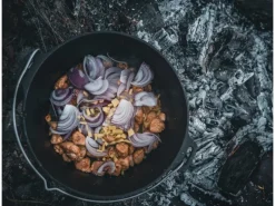 Dutch Oven Set FT9-Scrub Schwarz mit Standfüßen 7,5 l Ø 23,9 cm*Petromax Sale