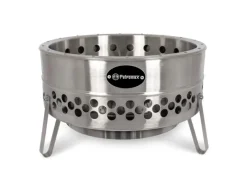 Feuerschale Tyropit Edelstahl Silber 34,9 cm x Ø 57 cm*Petromax Clearance