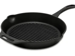 Petromax Grillzubehör|Grillpfanne Gusseisen mit Stiel 30cm