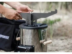 Grillplatte mit Kochkreuz für Raketenofen*Petromax Outlet