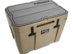 Petromax Kühlboxen|Haft-Auflage für Passiv-Kühlbox 50 l Grau Linienstruktur