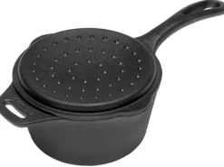 Petromax Campingzubehör|Kasserolle mit Deckel Gusseisern