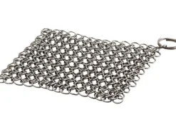 Petromax Campingzubehör|Ringreiniger für Guss- und Schmiedeeisen Scrub-XL Edelst. 10x200x200 mm