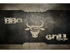 BBQ Grillmatte Stier Farbe 75 x 120 cm*Peyer Syntex Clearance