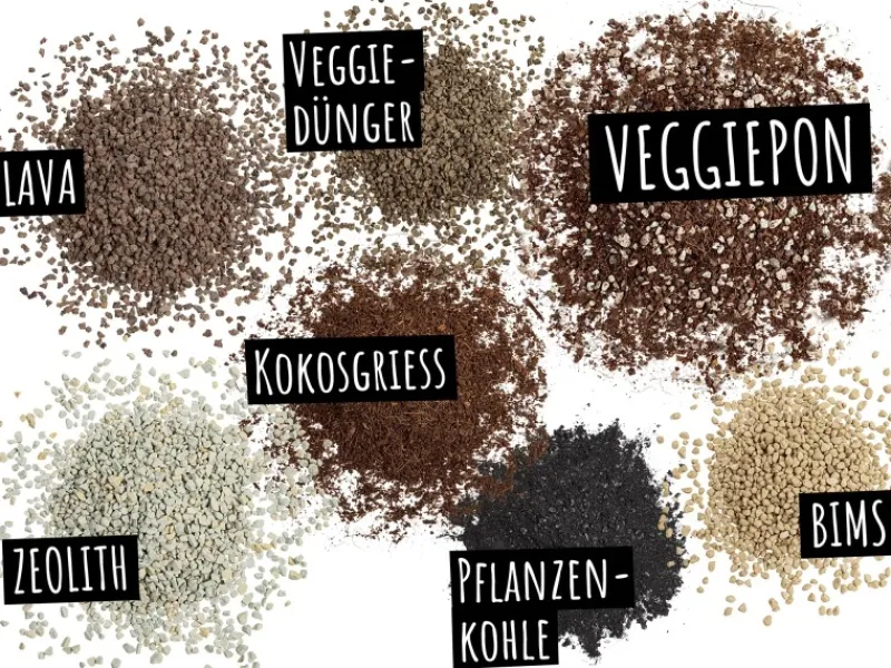 Pflanzsubstrat ® Veggiepon 12 Liter für Gemüse und Obst*Lechuza Hot
