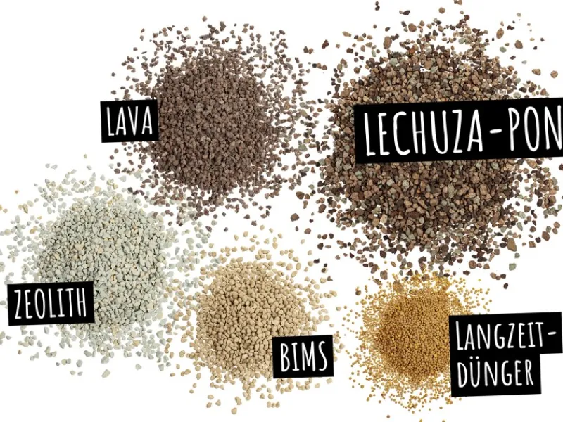 Lechuza Hydrokultur|Pflanzsubstrat ®-Pon 12 Liter für Zimmerpflanzen