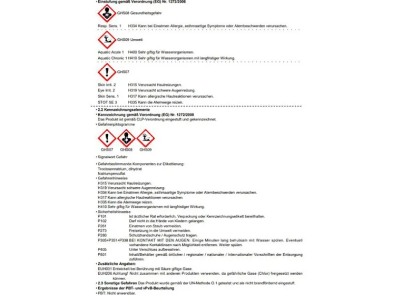 Poolpflege|Planet Aquafair Desinfect & Protect Oxychlor