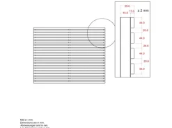 Holz Sichtschutzzaun Tokyo Nadelholz Weiß 180 cm x 140 cm*Plus