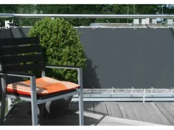 Polyester Balkonumrandung 90 x 300 cm Anthrazit*Floracord Clearance