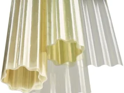 Gutta Pavillons|Polyesterwellbahn 76/18 Natur 200 cm x 500 cm