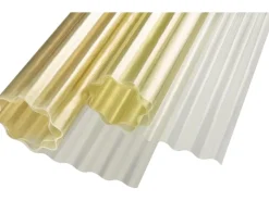 Gutta Pavillons|Polyesterwellbahn 76/18 Natur 200 cm x 500 cm