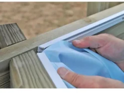 Holz Pool Bahamas Folie (0,6 mm) 436 x 336 x 119 cm*Poolcrew