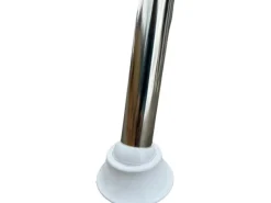 Poolomio Pooltechnik|Edelstahlleiter mit Handlauf 4-stufig für Pools bis 140 cm