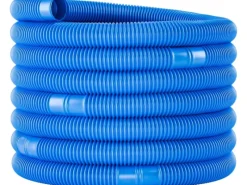 Poolschlauch 32mm Blau mit Trennmuffen, 6,6 Meter*Poolomio Online