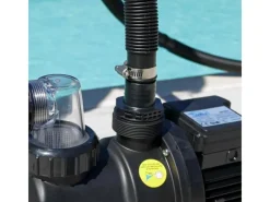 Poolomio Poolreinigung|Solarschlauch 32mm Schwarz mit Trennmuffen, 12 Meter