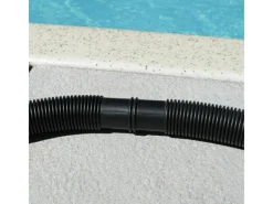 Poolomio Poolreinigung|Solarschlauch 32mm Schwarz mit Trennmuffen, 6 Meter