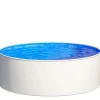 Poolomio Aufstellpools|Stahlwandpool Set Rund 360 x 90 cm Weiß Aufstellpool mit Innenfolie, Skimmer und Einlaufdüse