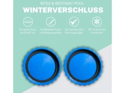 Poolomio Pooltechnik|Winterverschluss Set Winterstopfen Intex und Bestway Pool