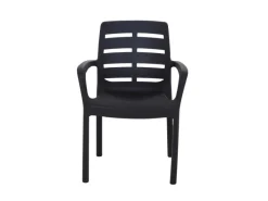 Progarden Stapelsessel Borneo 54 cm x 61 cm x 82 cm Anthrazit* Discount