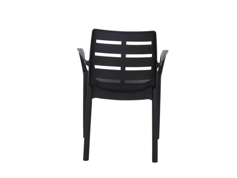 Progarden Stapelsessel Borneo 54 cm x 61 cm x 82 cm Anthrazit* Discount