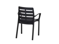 Progarden Stapelsessel Borneo 54 cm x 61 cm x 82 cm Anthrazit* Discount