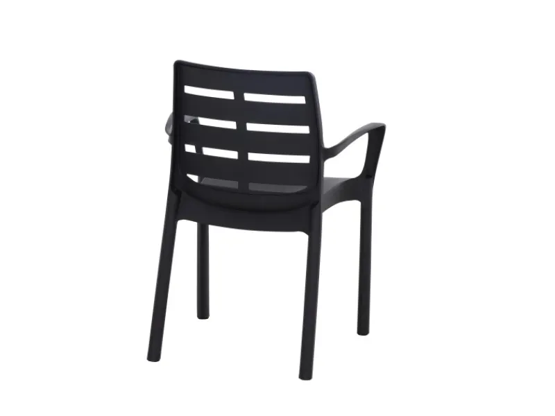 Progarden Stapelsessel Borneo 54 cm x 61 cm x 82 cm Anthrazit* Discount