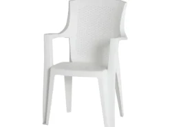 Progarden Stapelsessel Eden Weiß 62 cm x 60 cm x 89 cm* Discount