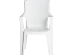 Progarden Stapelsessel Eden Weiß 62 cm x 60 cm x 89 cm* Discount