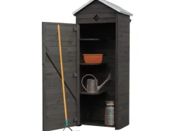 Promadino Balkonmöbel|Gartenschrank Babylon (BxTxH) 78 x 49,5 x 194,5 cm