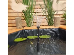 Sechseck-Hochteich Ø 200 cm inkl. Pumpe 220 Volt aus Kiefernholz*Promadino