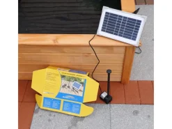 Sechseck-Hochteich Ø 100 cm inkl. Solarpumpe aus Kiefernholz*Promadino Sale