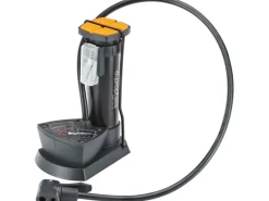 Prophete Fahrräder|Alu-Fußluftpumpe mit Manometer und xxl Schlauch