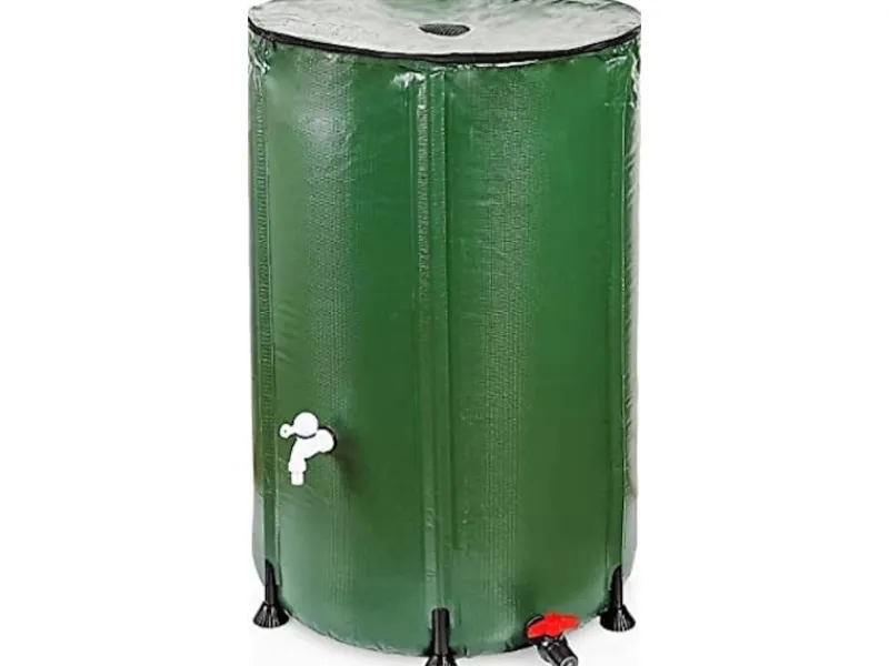 PROREGAL Regenwasser-Nutzung|500 Liter Faltbare Regentonne Renata Wassertank Filter und Schlauchschnelladapter UV-Stabiles PVC