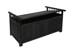 PROREGAL Auflagenboxen|Aufbewahrungstruhe HxBxT 53x108x60cm Tanne Holz Gartentruhe Auflagenbox Truhe