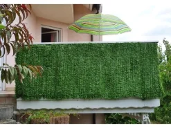 PROREGAL Balkonsichtschutz|Balkonsichtschutz 100x300x1cm Zaun Tanne Hell