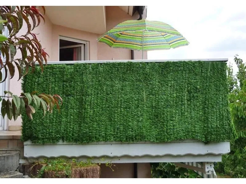 Balkonsichtschutz 100x500x1cm Zaun Tanne Hell*PROREGAL Outlet