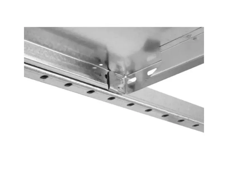 PROREGAL Sportgeräte|Eckregal Stecksystem T-Profil HxBxT 200 x 130 x 50 cm 5 Ebenen Traglast 124 kg