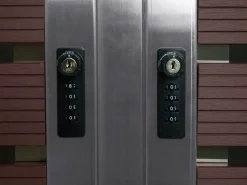 PROREGAL Weitere Ordnungssysteme Für Den Garten|2er Mülltonnenverkleidung HxBxT 119x134x84 cm Walnuss-Holzoptik Mülltonnenbox Mülltonnenabdeckung WPC Edelstahl 78kg