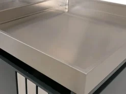 2er-Mülltonnenverkleidung Mit Pflanzkasten HxBxT 125x132x84 cm Anthrazit Holzoptik Hell Mülltonne 55kg*PROREGAL Online