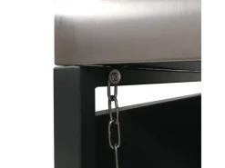 2er-Mülltonnenverkleidung Mit Pflanzkasten HxBxT 125x132x84 cm Anthrazit Holzoptik Dunkel Mülltonne 55kg*PROREGAL Best