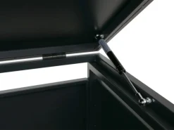 1er-Mülltonnenverkleidung Mit Deckel HxBxT 122x68x84 cm Anthrazit Holzoptik Dunkel Mülltonne 35kg*PROREGAL Sale