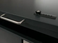 PROREGAL Weitere Ordnungssysteme Für Den Garten|4er-Mülltonnenverkleidung Mit Deckel HxBxT 122x250x84 cm Anthrazit Holzoptik Hell Mülltonne 104kg