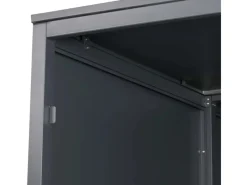 Fahrradgarage 2er 160x113x209cm Abschließbar Metall Anthrazit*PROREGAL Hot