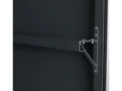 Fahrradgarage 2er 160x113x209cm Abschließbar Metall Anthrazit*PROREGAL Hot