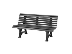 Gartenbank Jamaika 3 Sitzer HxBxT 80 x 150 x 64cm Witterungskunststoff & UV Beständiger Kunststoff Parkbank Sitzbank*PROREGAL Hot